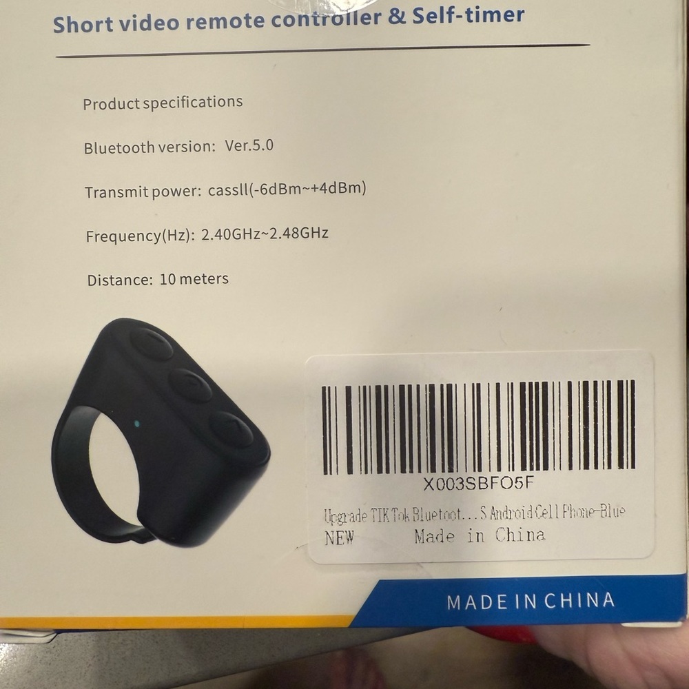 Black Short Video Remote Controller - Picture 2 of 2